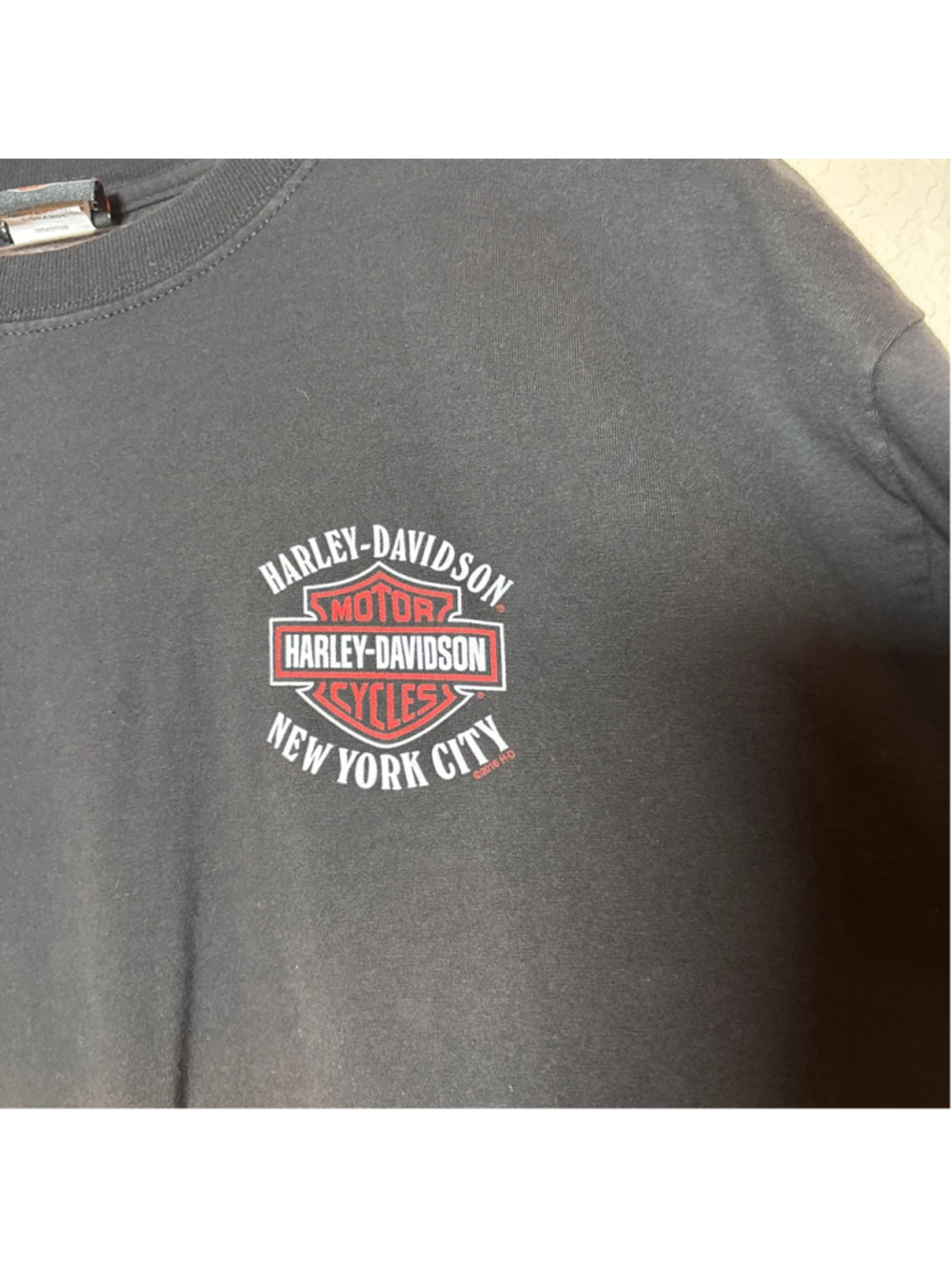 Harley-Davidson New York 9-11 vintage tee, NY fireman, Twin Towers, vintage XL - Picture 5 of 9